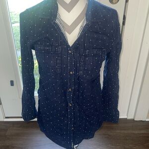 Navy Button Down shirt